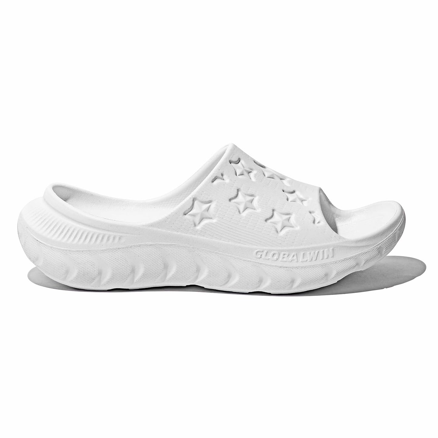 GLOBALWIN Sports Recovery Slides for Women Ava Sports Sandals With Comfortable Arch Support Indoor Outdoor Cloud Slippers Reduce Stress on Feet Lightweight Pillow Slides