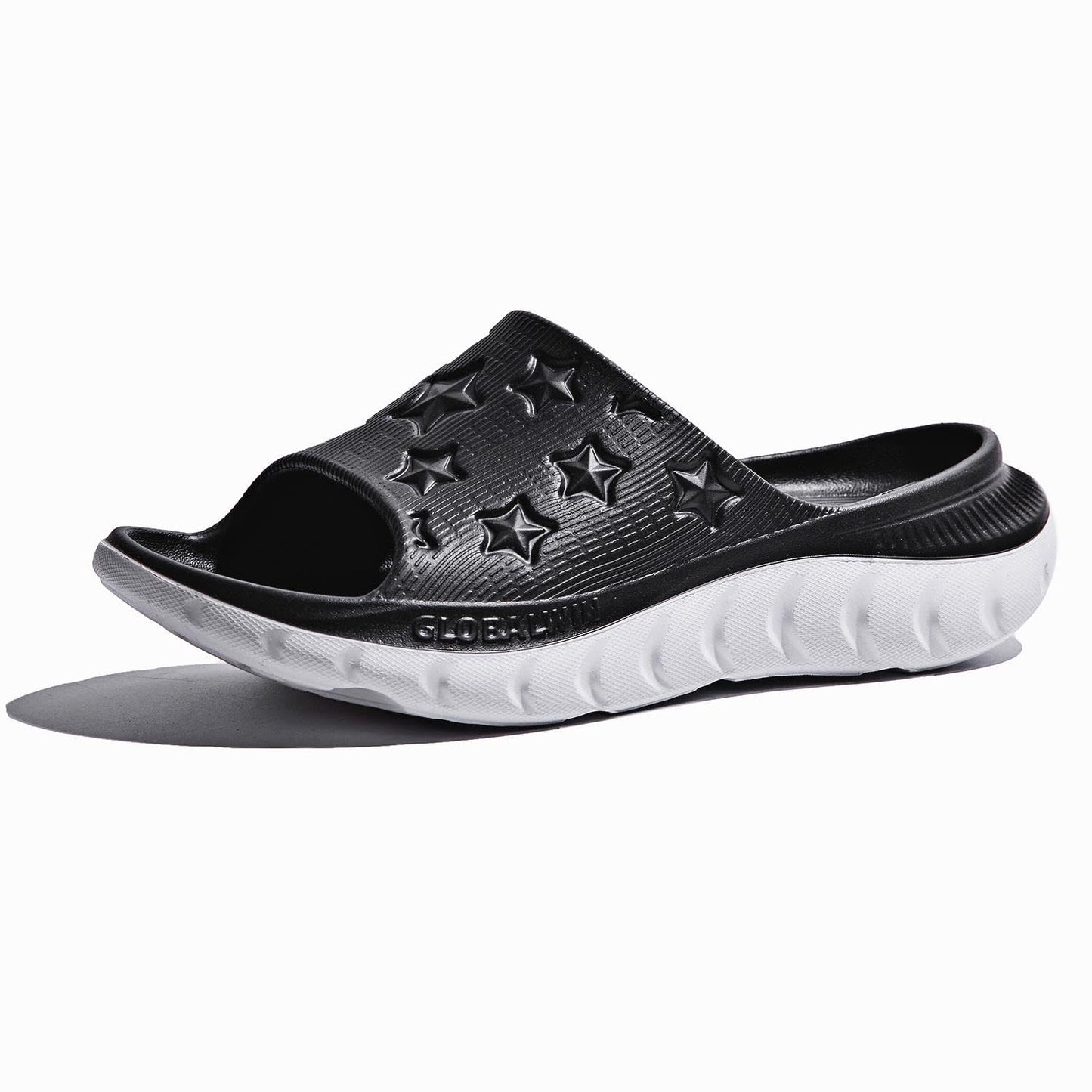 GLOBALWIN Sports Recovery Slides for Women Ava Sports Sandals With Comfortable Arch Support Indoor Outdoor Cloud Slippers Reduce Stress on Feet Lightweight Pillow Slides