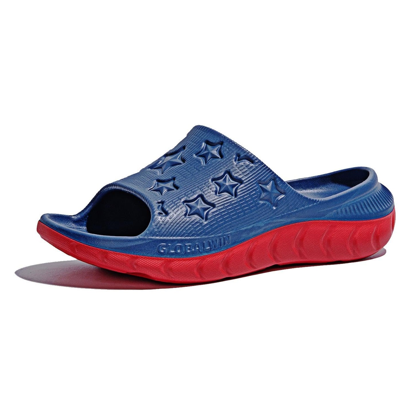 GLOBALWIN Sports Recovery Slides for Women Ava Sports Sandals With Comfortable Arch Support Indoor Outdoor Cloud Slippers Reduce Stress on Feet Lightweight Pillow Slides