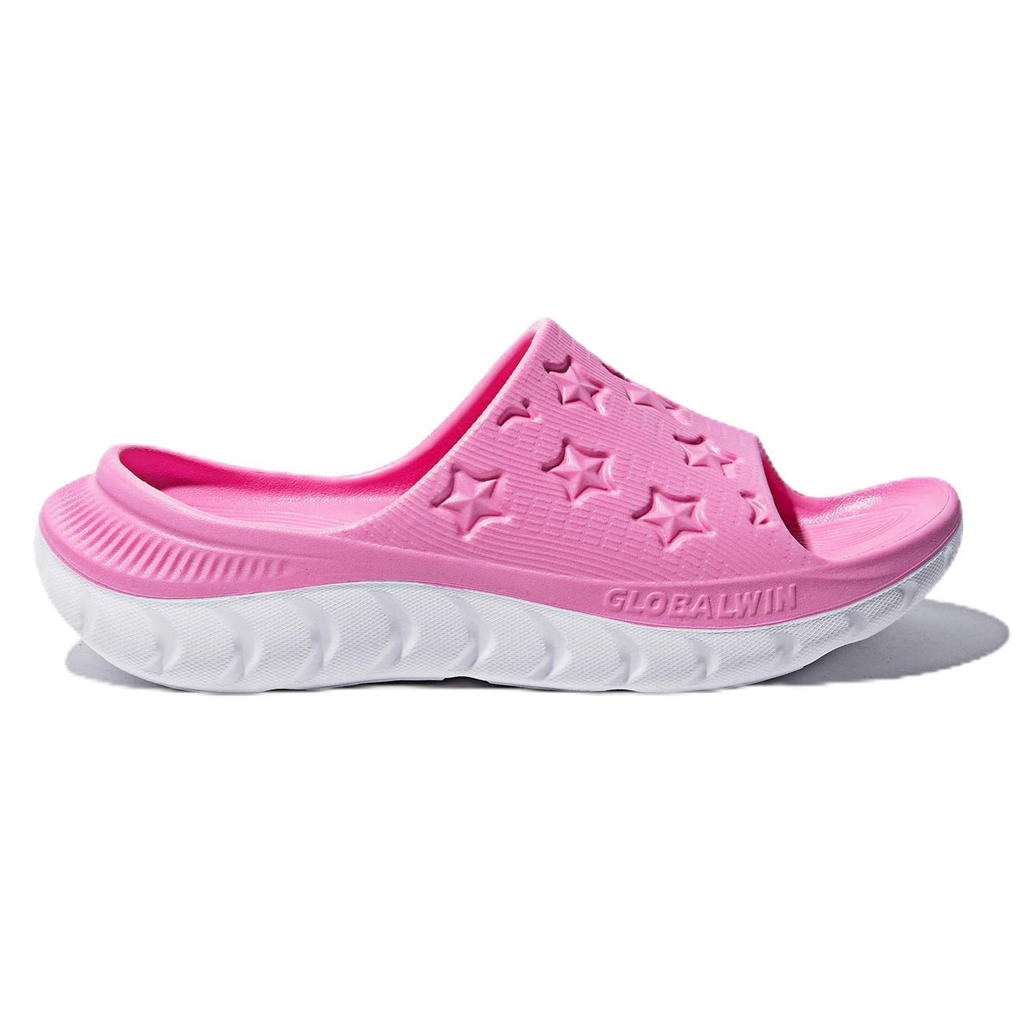 GLOBALWIN Sports Recovery Slides for Women Ava Sports Sandals With Comfortable Arch Support Indoor Outdoor Cloud Slippers Reduce Stress on Feet Lightweight Pillow Slides