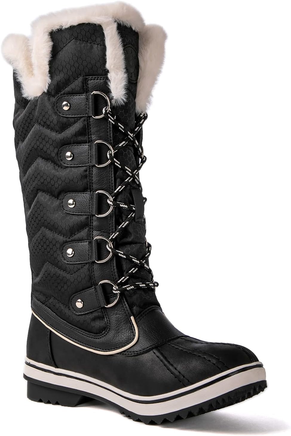 kingshow Women's Globalwin Mid Calf Waterproof Winter Boots Non-Slip Snow Boots For Women