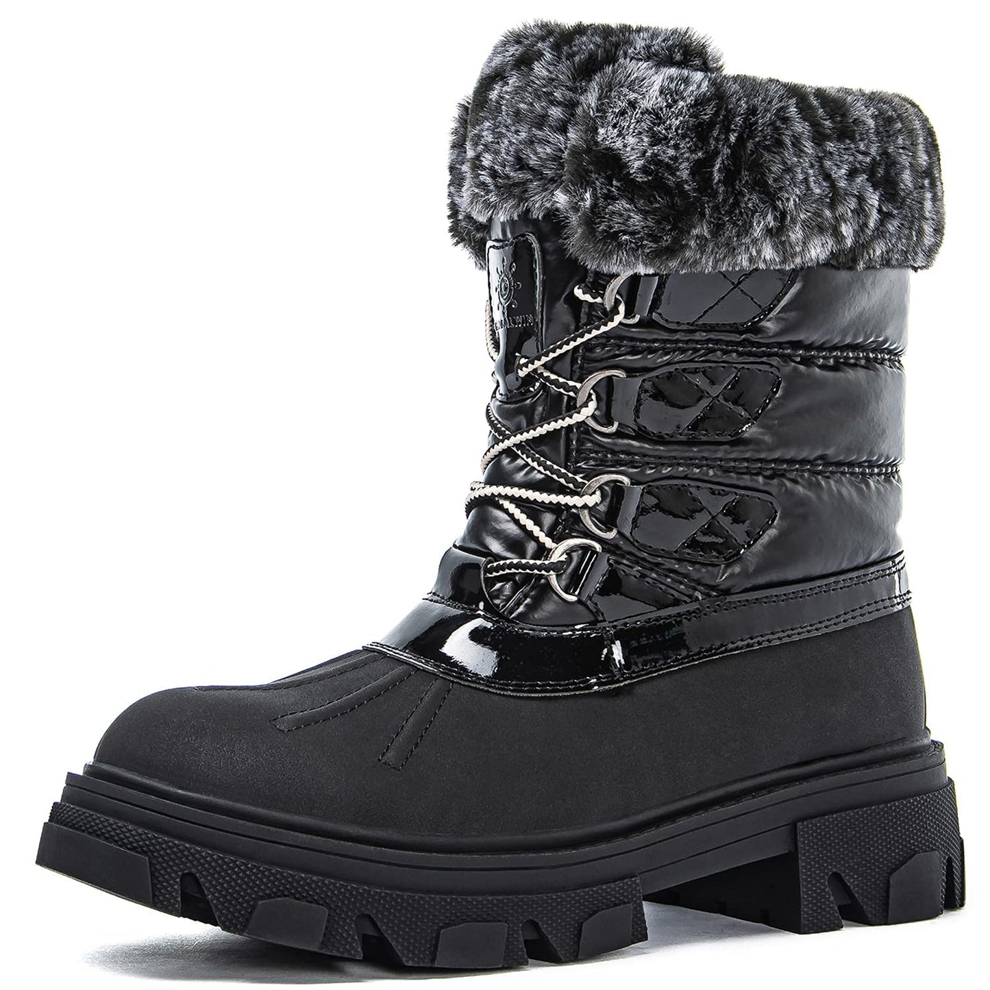 GLOBALWIN Women's Snow Boots Ankle Winter Boots For Women