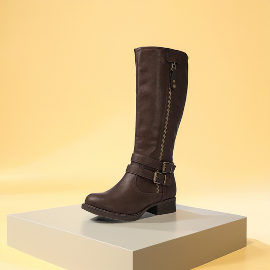 GLOBALWIN Women's Knee High Boots Fashion Comfortable Riding Boots