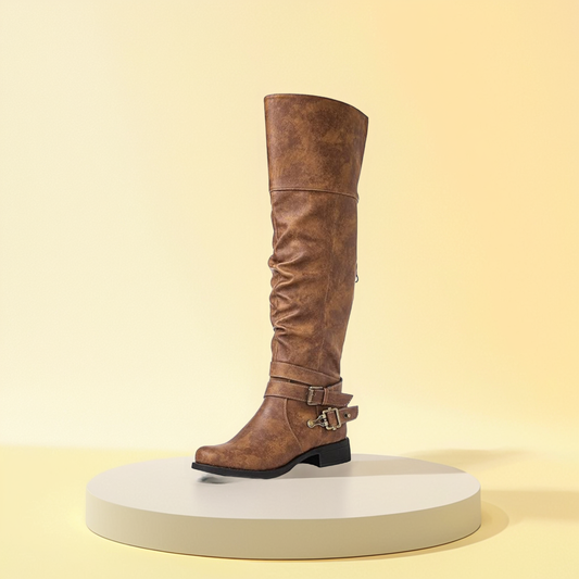 GLOBALWIN Women's Over The Knee Thigh High Boots