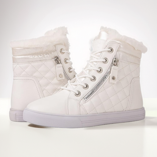 GLOBALWIN Women’s Platform Wedge Sneakers Outdoor Anti-Slip Winter Snow Hiking Furry Ankle Boots for Women