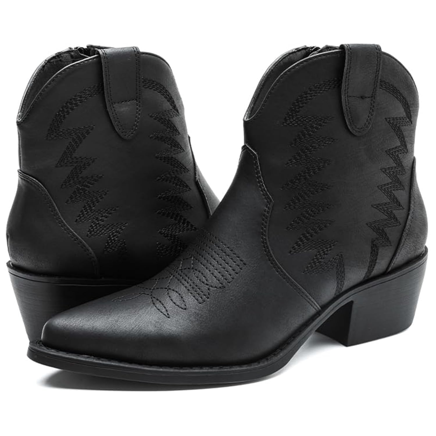 GLOBALWIN Women's Western Boots Ankle Cowboy Boots For Women