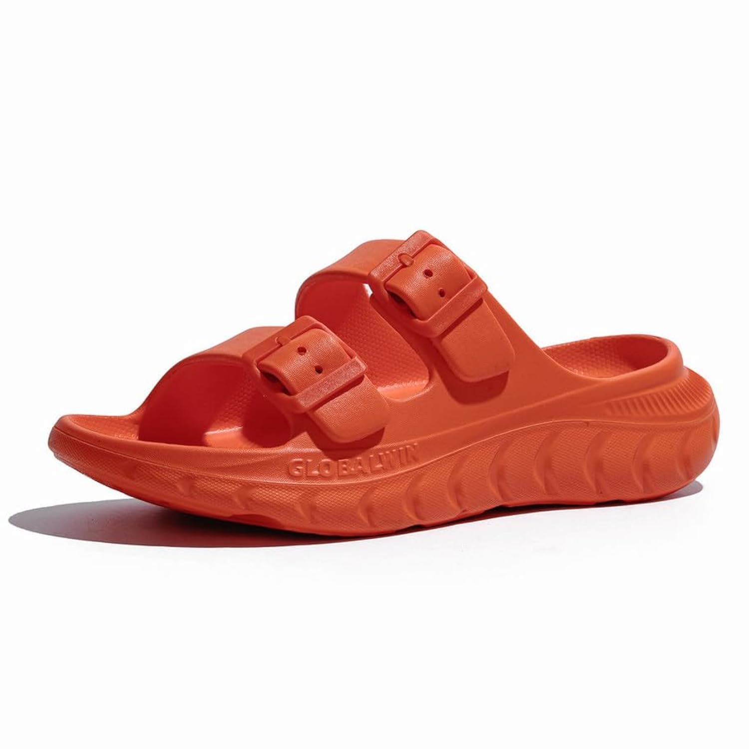 GLOBALWIN Recovery Slides For Women Mia Comfortable Sandals With Arch Support Indoor Outdoor Cloud Slippers Reduce Stress on Feet Lightweight