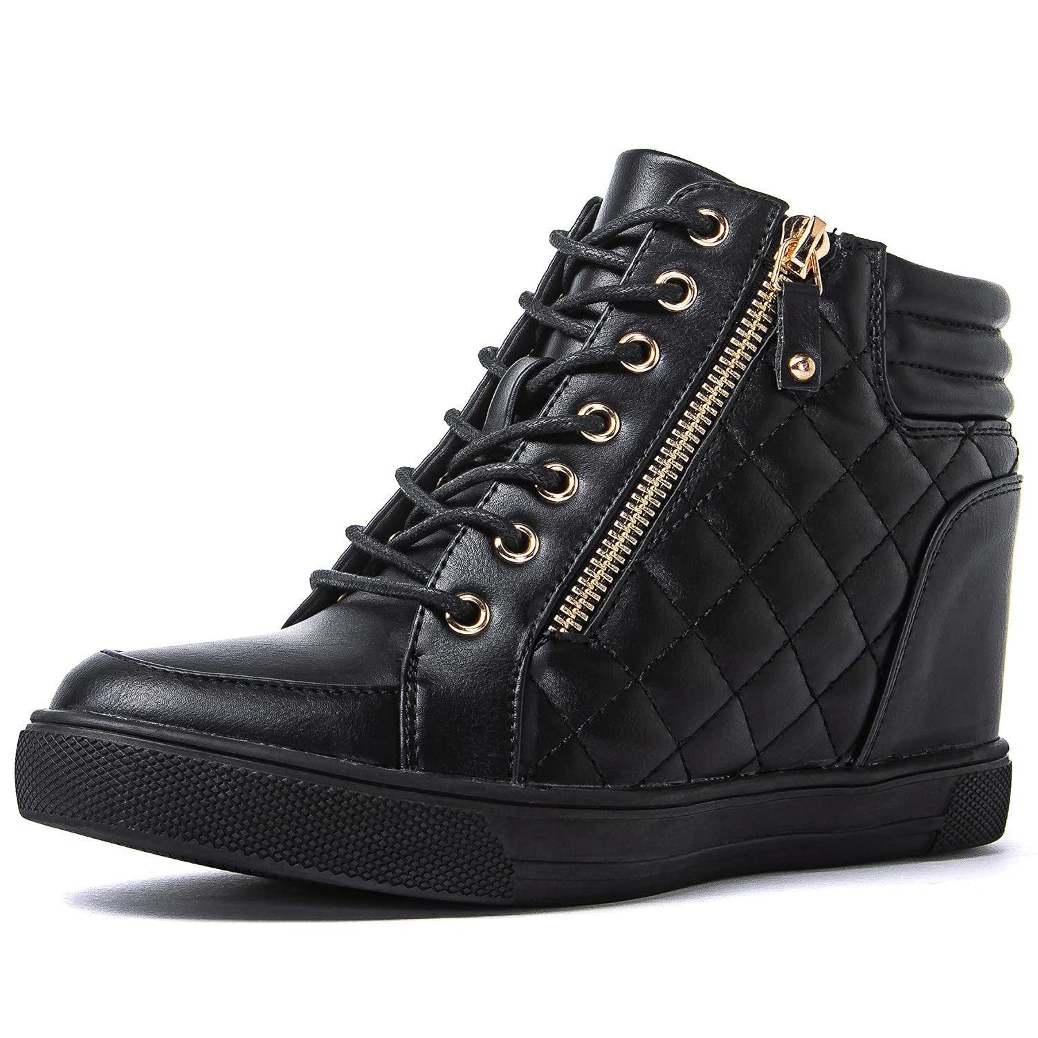 GLOBALWIN Women's Ankle Boots Wedge Sneakers For Women