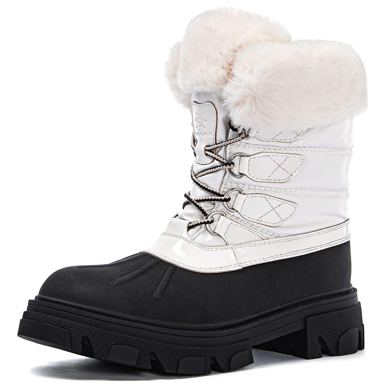 GLOBALWIN Women's Snow Boots Ankle Winter Boots For Women
