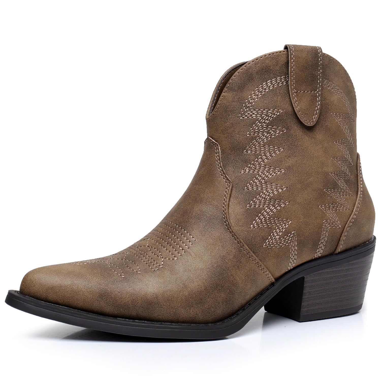 GLOBALWIN Women's Western Boots Ankle Cowboy Boots For Women