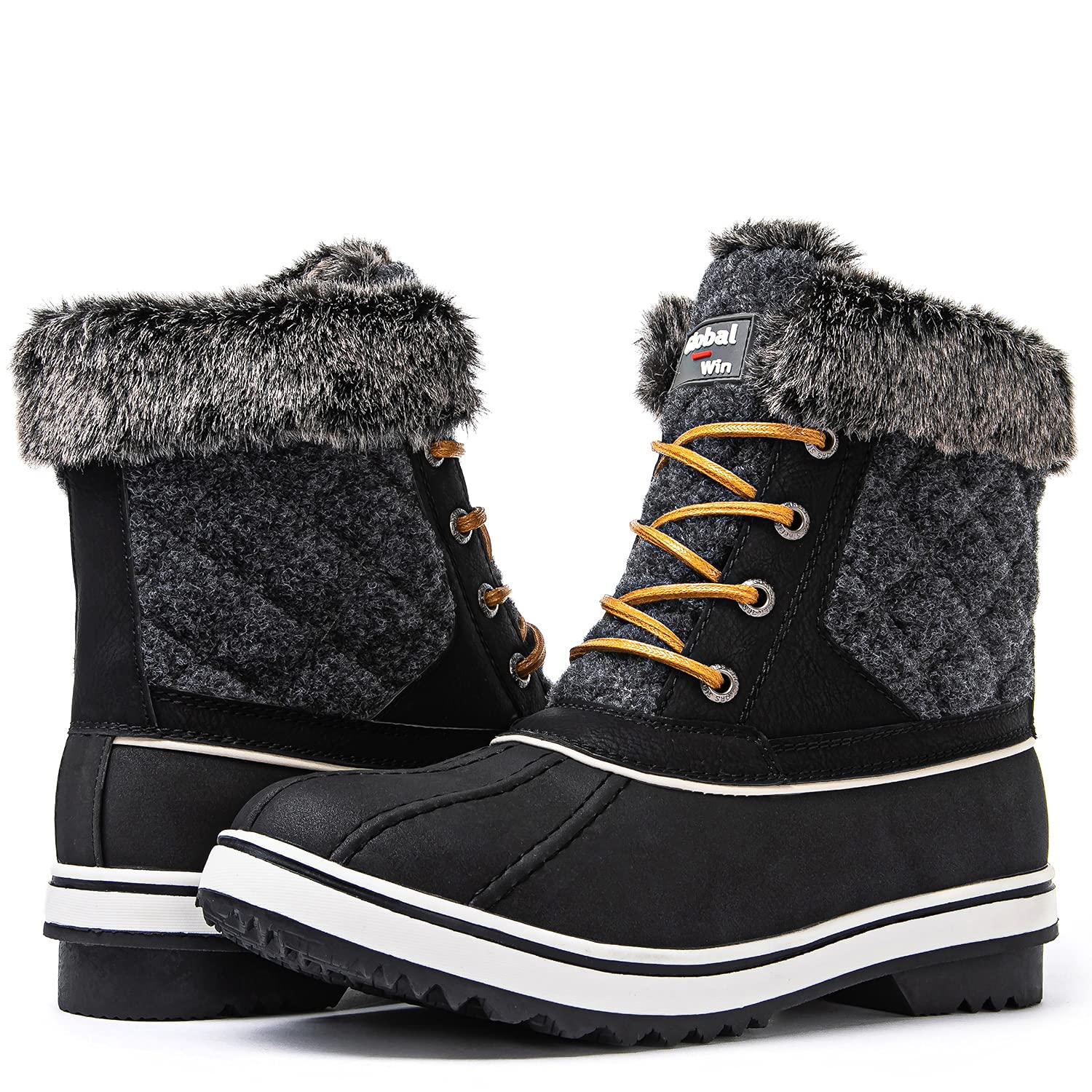 GLOBALWIN Women's Winter Boots Ankle Boots